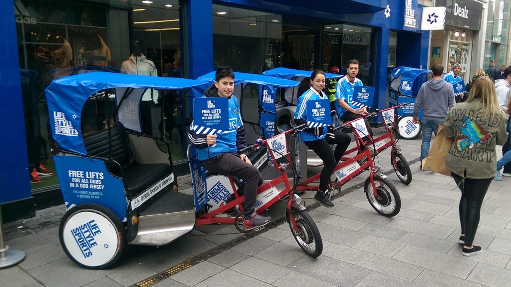 Pedicabs, pedel assist trikes to transport people , fully branded electric bikes ideal for promotions