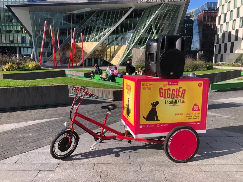 A Music Bike for advertising upcomming events, mobile music solution for parades and charity walks