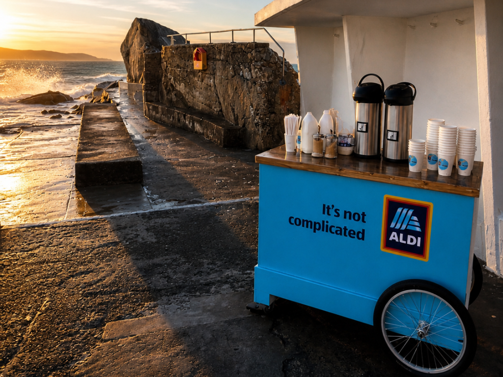 Branded Pop up drinks and food cart for brand activations around Ireland